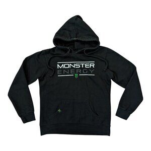 Monster Energy Unleash The Beast Pullover Black Hoodie Sweatshirt Unisex Small